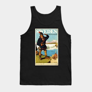 Retro poster - pub - vintage - Sweden - Tourism - Travel Tank Top